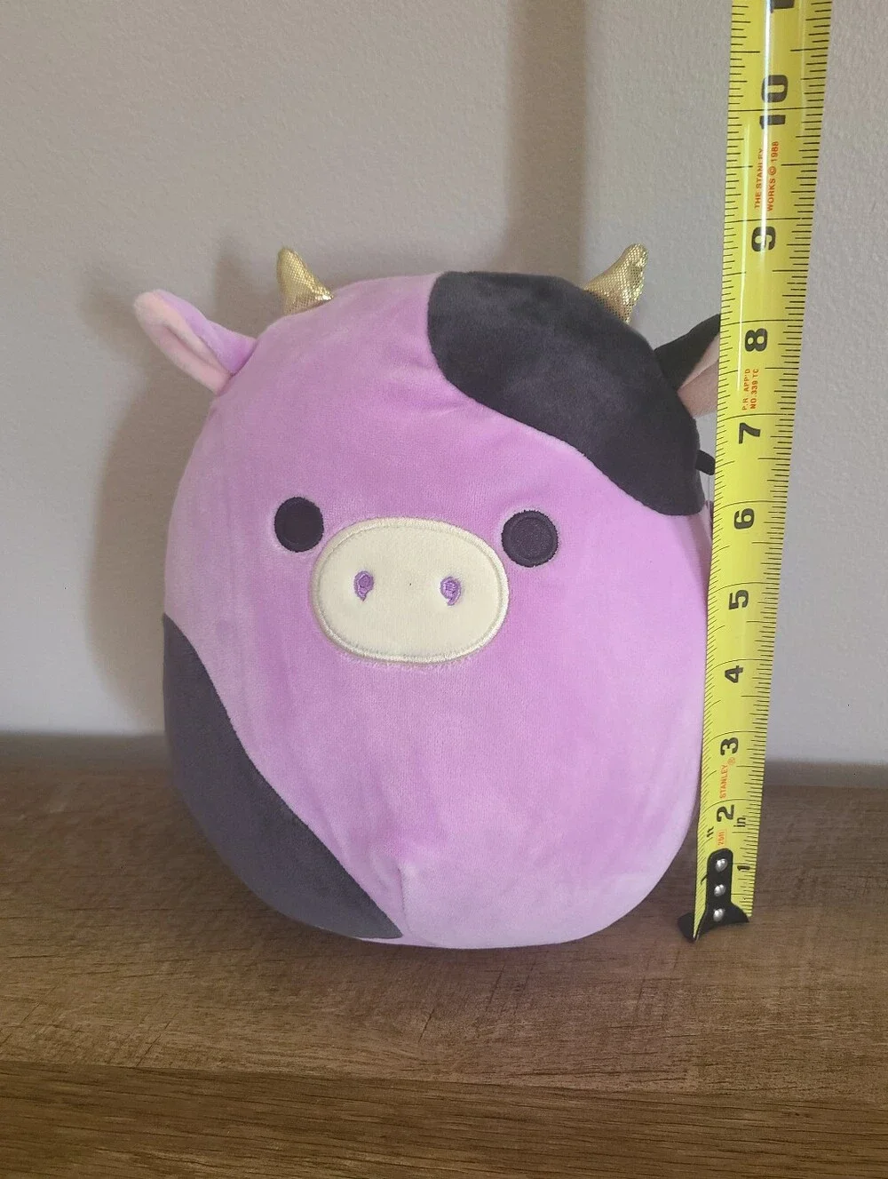 💜 Squishmallows 8 Inch ALEXIE the Purple and Black Cow Ultra Soft Plush
